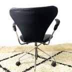 "Seven" Office Chair Bby Arne Jacobsen For Fritz Hansen, Denmark, 1950S thumbnail 5