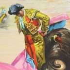 Grote Vintage Corrida Poster Stierengevechten Madrid 1992 106Cm thumbnail 13