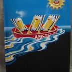 Blikken Reclamebord Amstel Bier Pilsener - 1980 thumbnail 8