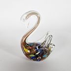 Murano - Zwanen (2) - Glas - Kristal - Beeldjes - Figurines - 90'S thumbnail 8