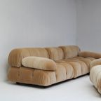 Camaleonda Sofa In Velvet By Mario Bellini For B&B Italia, Set Of 5 thumbnail 15