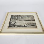 J.J. Hens - Broomverfdruk - Winterlandschap - Gesigneerd - 2E Helft 20E Eeuw thumbnail 9