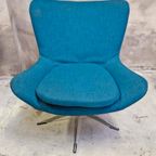 Vintage Draaifauteuil Hjord Knudsen Draaistoel thumbnail 3