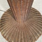 Gasparucci Large Wicker Rattan Floor Lamp 191X52X52Cm. Good Condition. thumbnail 10