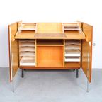 Vintage Secretaire Kast Teak, Jaren 60 thumbnail 6