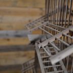 Antiek Houten Pagode Vogelkooitje thumbnail 6