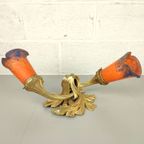 Bronzen Plafondlamp 'Le Verre Français' Glaspasta thumbnail 2