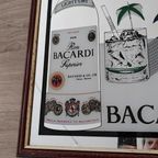 Vintage Bacardi Bar Spiegel 80'S / 90'S thumbnail 5