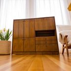 Vintage Houten Kast / Barkast / Vitrine thumbnail 2