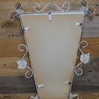 Retro Trapezium Spiegel In Metalen Omlijsting thumbnail 4