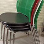 4 Postmodern Orta Stoelen, Christoph Hindermann, Dietiker thumbnail 9