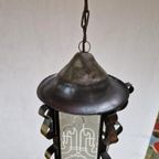 Amsterdamse School Art Deco Hal Lantaarn. thumbnail 9