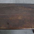 Robuuste, Antieke 18e Eeuwse Zuid-europese Boeren Salontafel Met Een Karaktervol Patina thumbnail 6