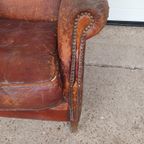 Vintage Schaapsleren Fauteuil Met Karakter thumbnail 3