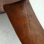 Paar Antieke Bibliotheekstoelen - Originele William Morris & Co Edinburgh Gestempelde Fauteuils thumbnail 9