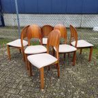 Set Van 6 Eetkamerstoelen - Ole Wanscher Voor Pj Denmark thumbnail 3