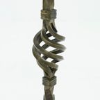 Impressive Sculptural Brutalist Metal Candle Holder 1960S thumbnail 6
