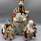 Set Chinese Goden Fu Lu Shou thumbnail 17