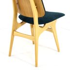 Set 4 Vintage Stoelen In De Stijl Van Arne Hovmand Olsen Reupholstered thumbnail 15