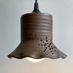 Jan De Graaf Hanglamp, Vintage, Bruin Keramiek thumbnail 2