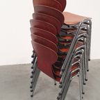 10x Eromes Pagholz Industriële Stapelbare Design Stoel thumbnail 22
