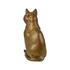 Vintage Katten Beeld Brons Sculptuur Poes Decoratief 24cm thumbnail 11