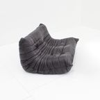 Togo Ligne Roset Sofa Brown Leather By Michel Ducaroy For Ligne Roset thumbnail 5