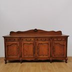 Groot Vintage Landelijk Dressoir Wandkast Buffetkast Ladekast thumbnail 12