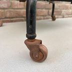 Mid Century Trolley, Vintage Bijzettafel Op Wielen, Side Table thumbnail 7