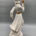 Xl Vintage Beeld Geisha Italiaans Keramiek thumbnail 3