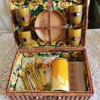 Vintage Unieke Gerestylde Picknickmand, Zomers En Sfeervol thumbnail 11