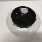 Vintage Plafondlamp Melkglas Raak Space Age thumbnail 2