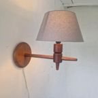 Mid Century Teak Deense Wandlamp Design Vintage thumbnail 2