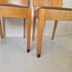 2 Amsterdamse School Art Deco Stoelen thumbnail 3