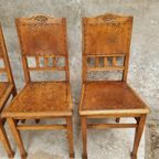 Antieke Stoelen Eetstoelen Bistrostoelen Thonet Stijl thumbnail 9