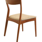 Set Van 4 R. Borregaard Stoelen Eetkamerstoelen Viborg Vintage thumbnail 14