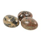 Set Van 3 Grote Eieren Massief Marmer Natuursteen Decoratief thumbnail 12
