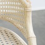 Set Van 2 Leuke Vintage Jaren 70 Design Stoelen Van Jonathan Adler Gemaakt Van Riet En Bamboe thumbnail 13