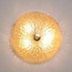 Carl Fagerlund Kristal En Messing Plafonnière, Lyfa 1960s thumbnail 6