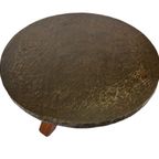 Vintage Salontafel Rond Brutalist Jaren 60 Minimalist Design thumbnail 10