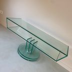 Mid Century / Vintage Glazen Italiaanse Salontafel thumbnail 7