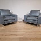 Musa Italia Zithoek - 3 Zits Bank - 2 Fauteuils-Leder-Grijs thumbnail 19