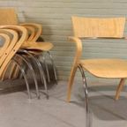 Set Van 4 Vintage Design Can Can Stoelen, Komplot thumbnail 3