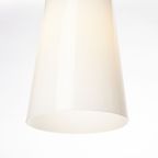 Glass And Teak Pendant Light, Denmark 1960’s. thumbnail 6