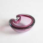 Purple Murano Bubble Glass Trinket Bowl, 1960S thumbnail 9