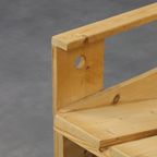 Crate Lounge Chair, In The Style Of Gerrit Rietveld, 1980s. thumbnail 7