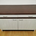 Vintage Mid Century Formica Keukenkast Wandkast Dressoir thumbnail 15