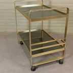Vintage Trolley Barcart Serveerwagen, Av Handwerk thumbnail 6