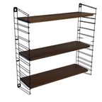 Tomado Holland - Modulair Wall System With 3 Shelfs And 2 Uprights - Wood Fineer thumbnail 2