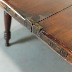 Vintage Antieke Uitschuifbare Tafel, Karttafel thumbnail 15